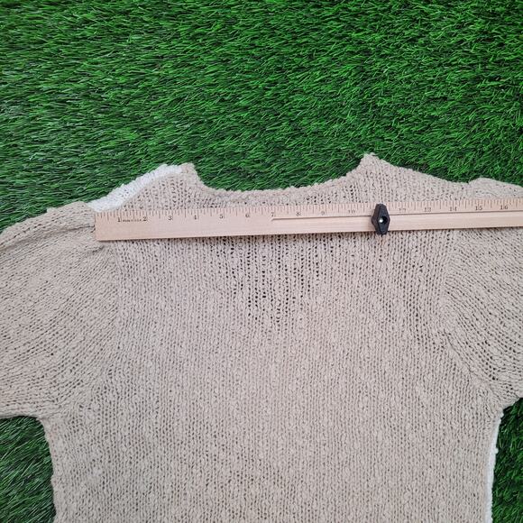 Vintage 80s Cristina Embellished Grandma Sweater Small Puff Sleeve Shoulder Pads - Picture 7 of 12